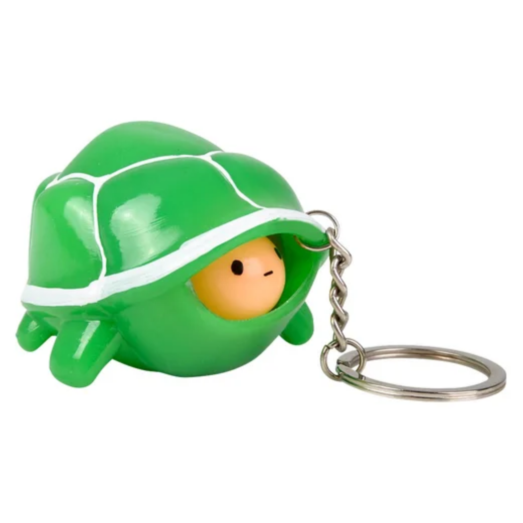 2" Pop Out Turtle Keychain