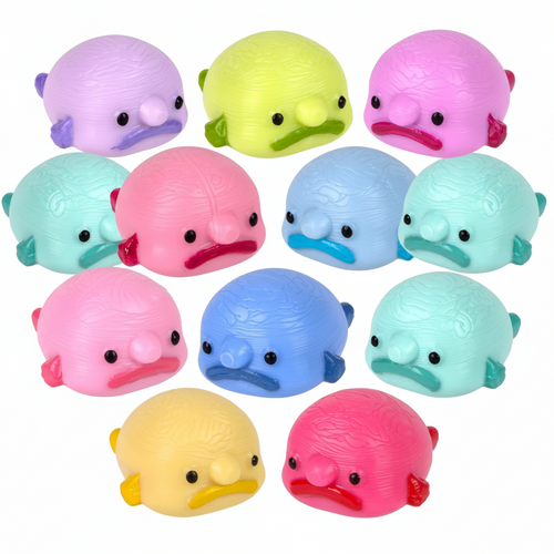1.7" Mini Blobfish Squeezy Figurines