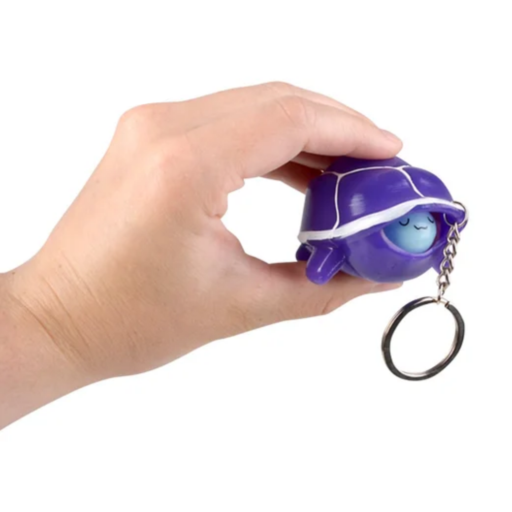 2" Pop Out Turtle Keychain
