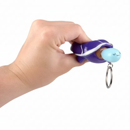 2" Pop Out Turtle Keychain