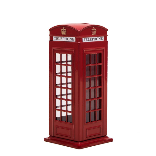 Elgate Money Bank - Red Die Cast Telephone Box