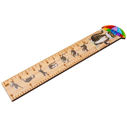 The Tower Bridge Cat Wooden Ruler