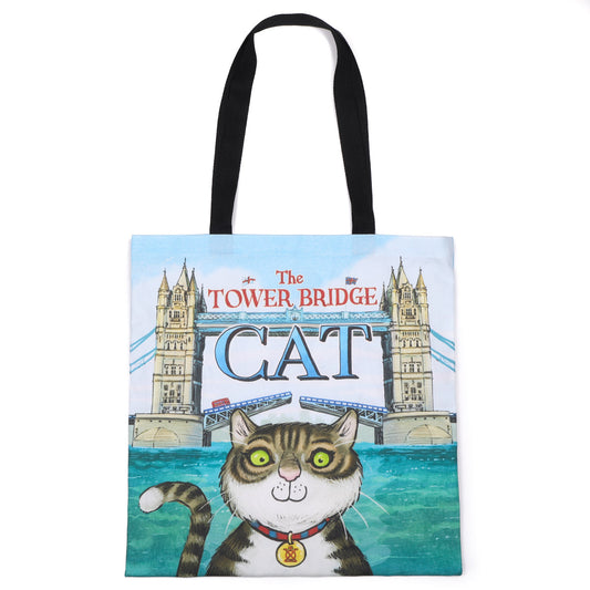 The Tower Bridge Cat Tote Bag
