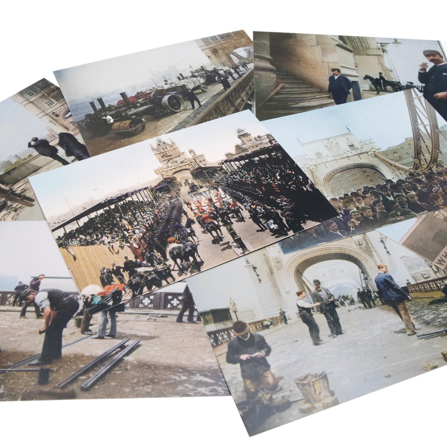 Tower Bridge Launching A Landmark - Set of 8 Postcards