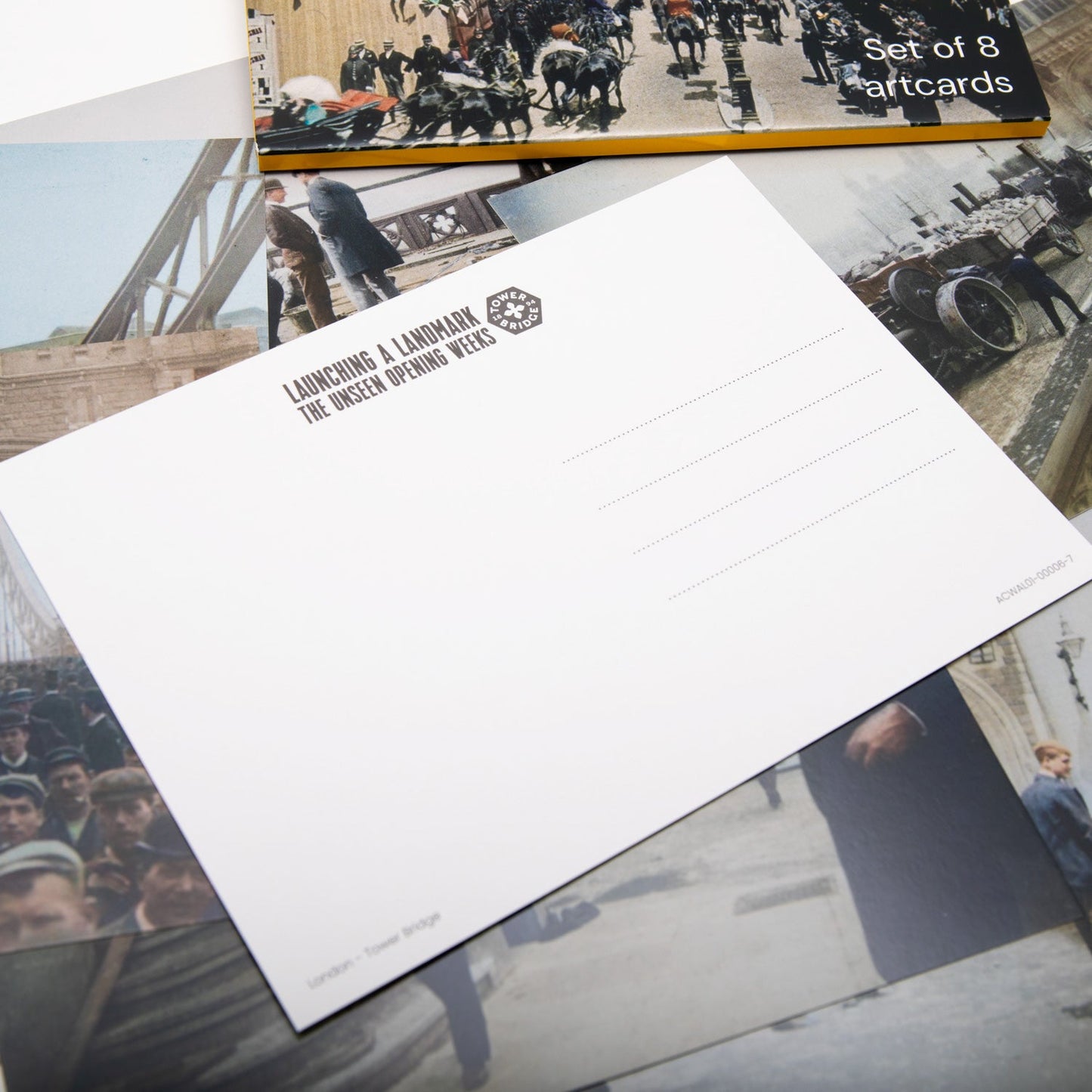 Tower Bridge Launching A Landmark - Set of 8 Postcards