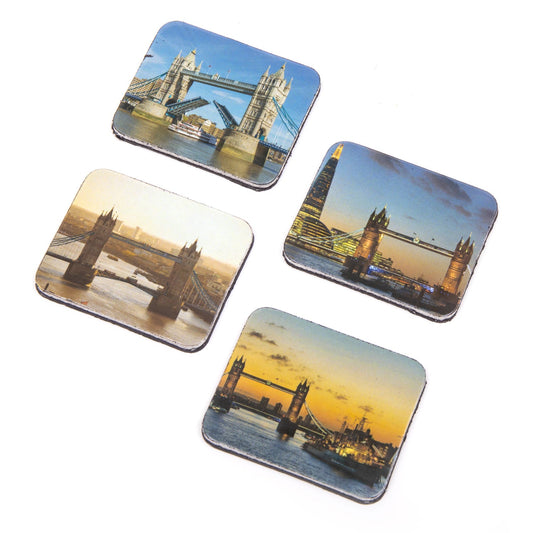 Tower Bridge Photo Magnets - Set of 4