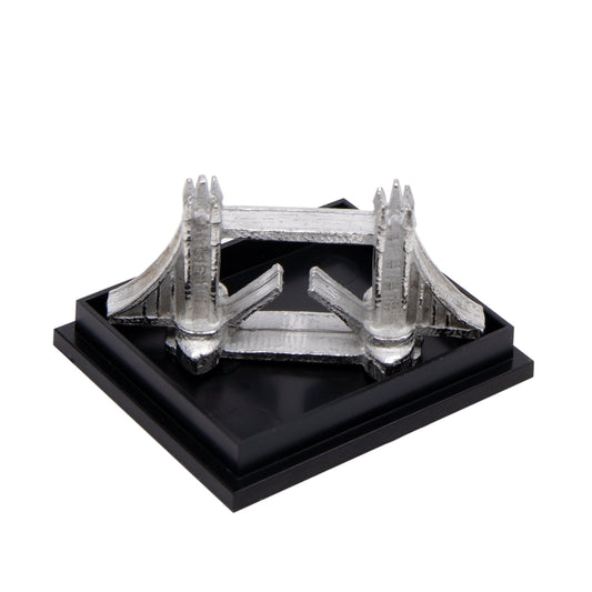 Tower Bridge Silver Pewter Model