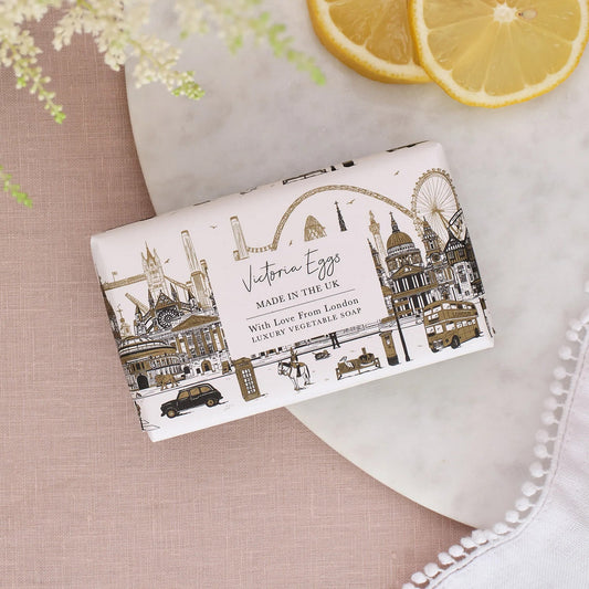 Victoria Eggs Quintessentially London Soap - Zesty Lemongrass