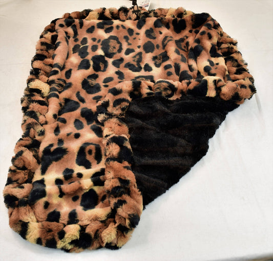 Big Cat & Black Mink Travel Bed/Blanket: Small