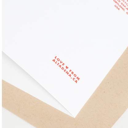 Congrats Doves Letterpress Greeting Card