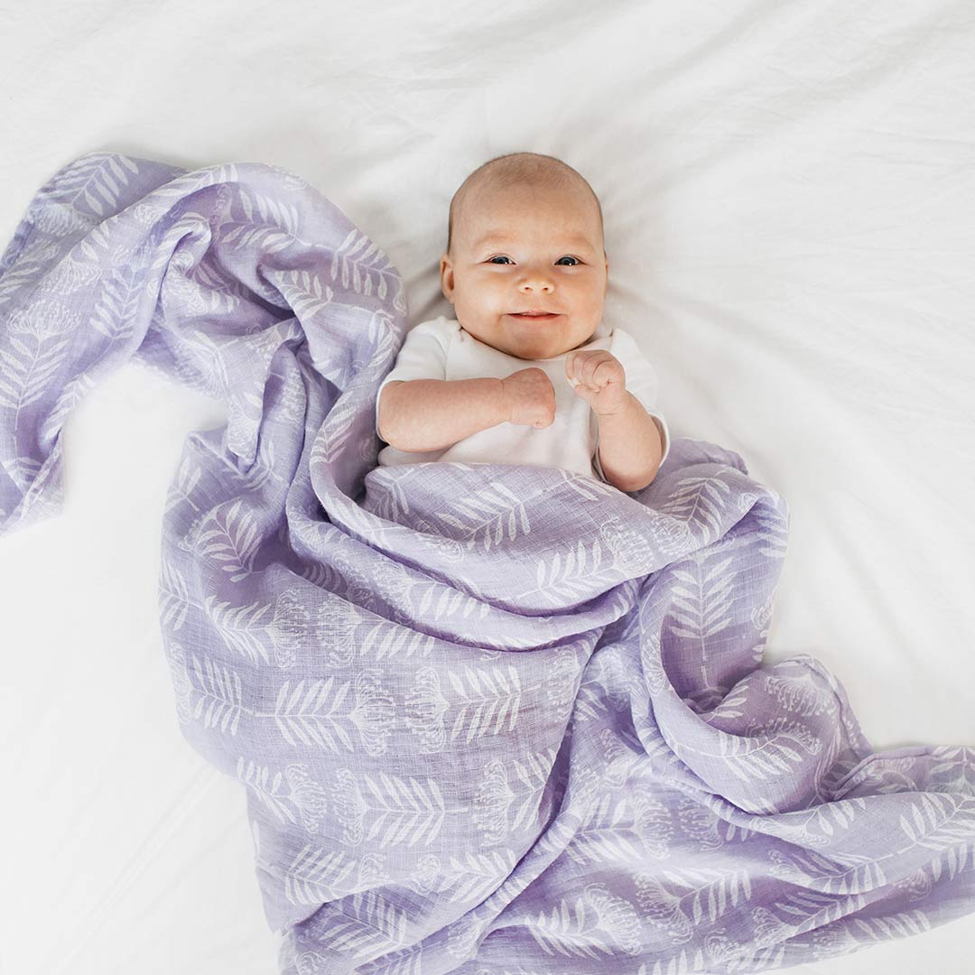 aden + anais Essentials Cotton Muslin Swaddles - 4 Pack - Damsel
