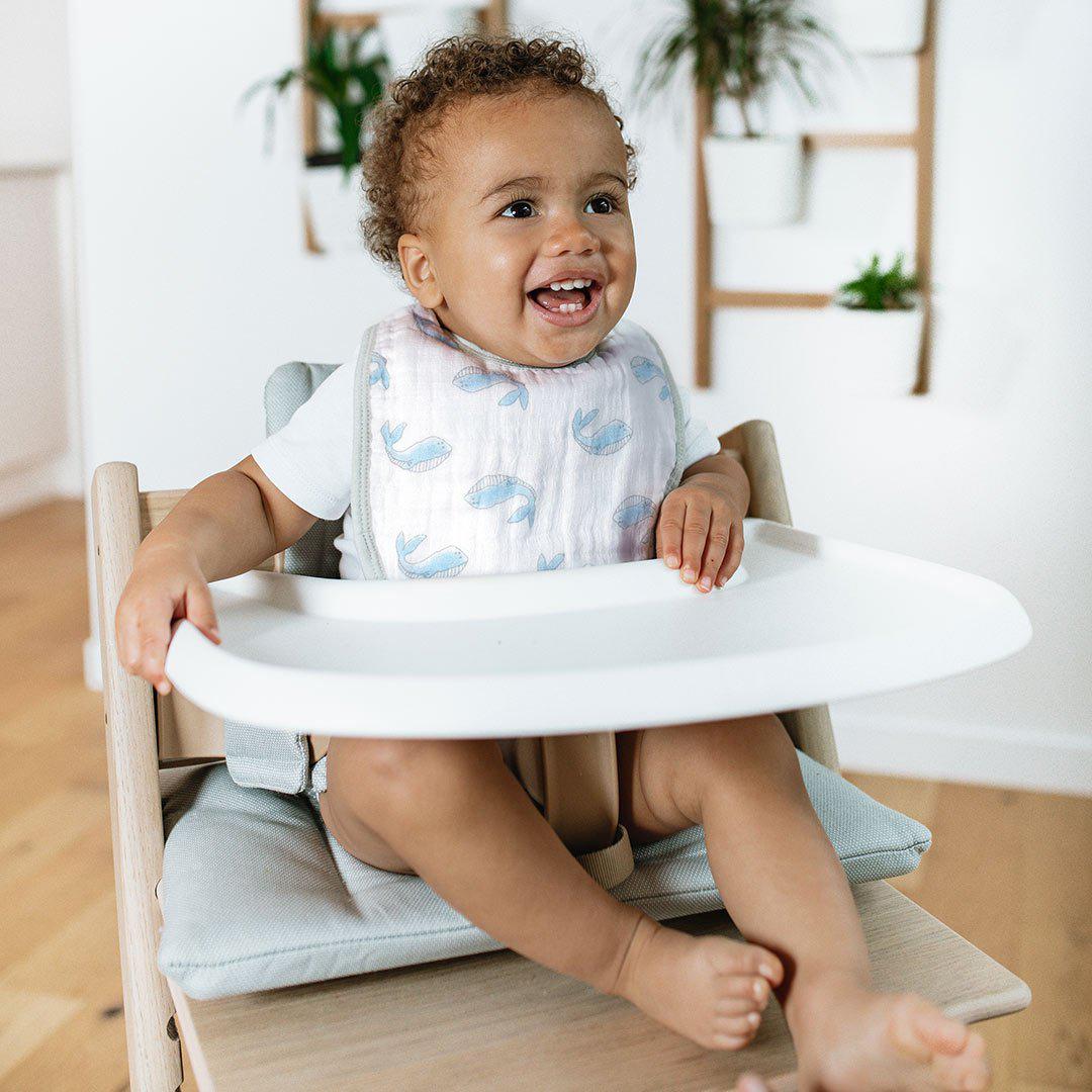 aden + anais Essentials Cotton Snap Bibs - 3 Pack - Natural History