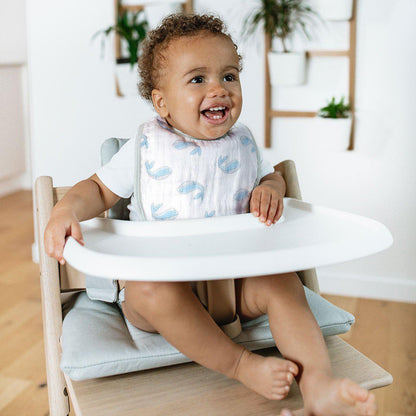 aden + anais Essentials Cotton Snap Bibs - 3 Pack - Natural History