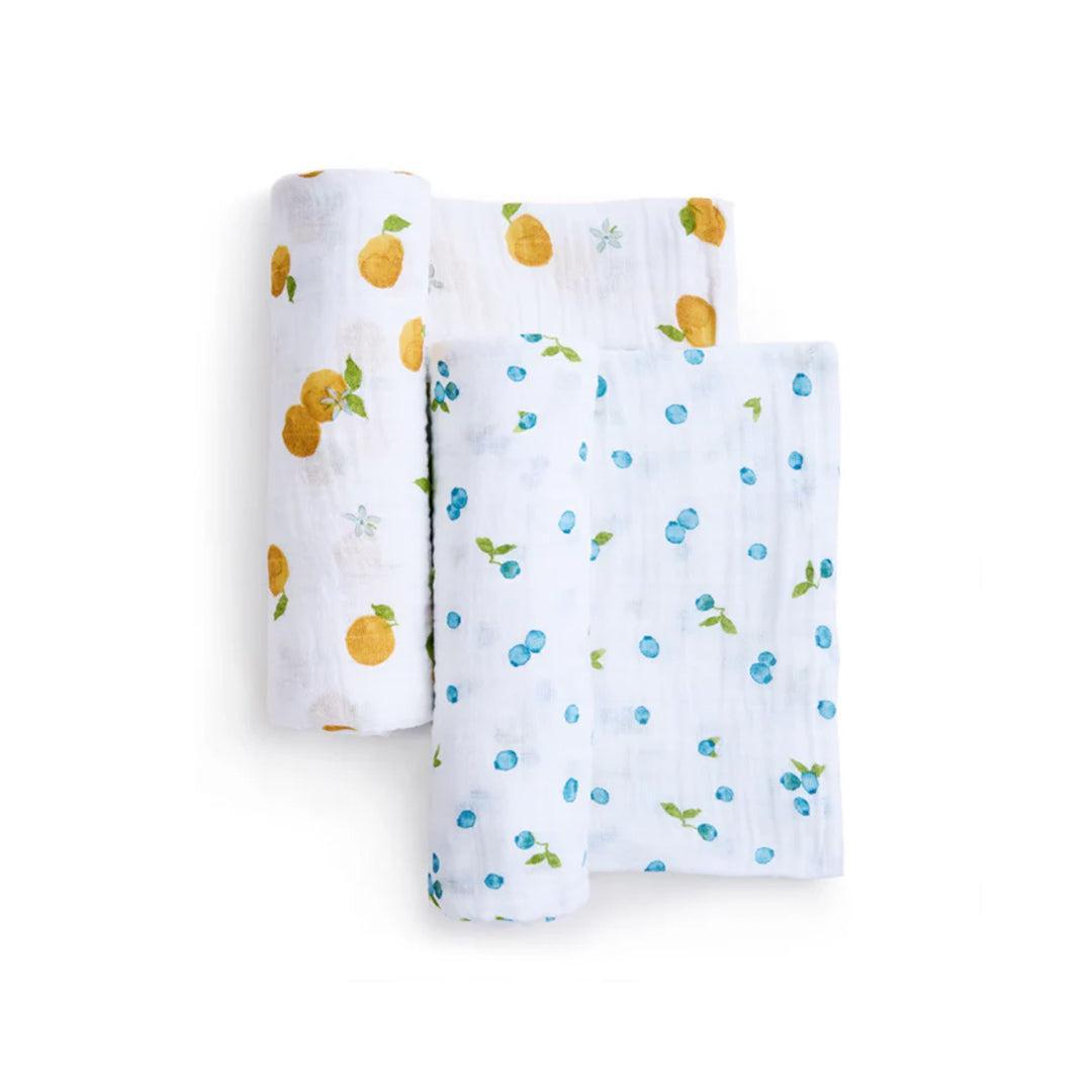 aden + anais Organic Cotton Swaddles - 2 Pack - Fresh Fruit