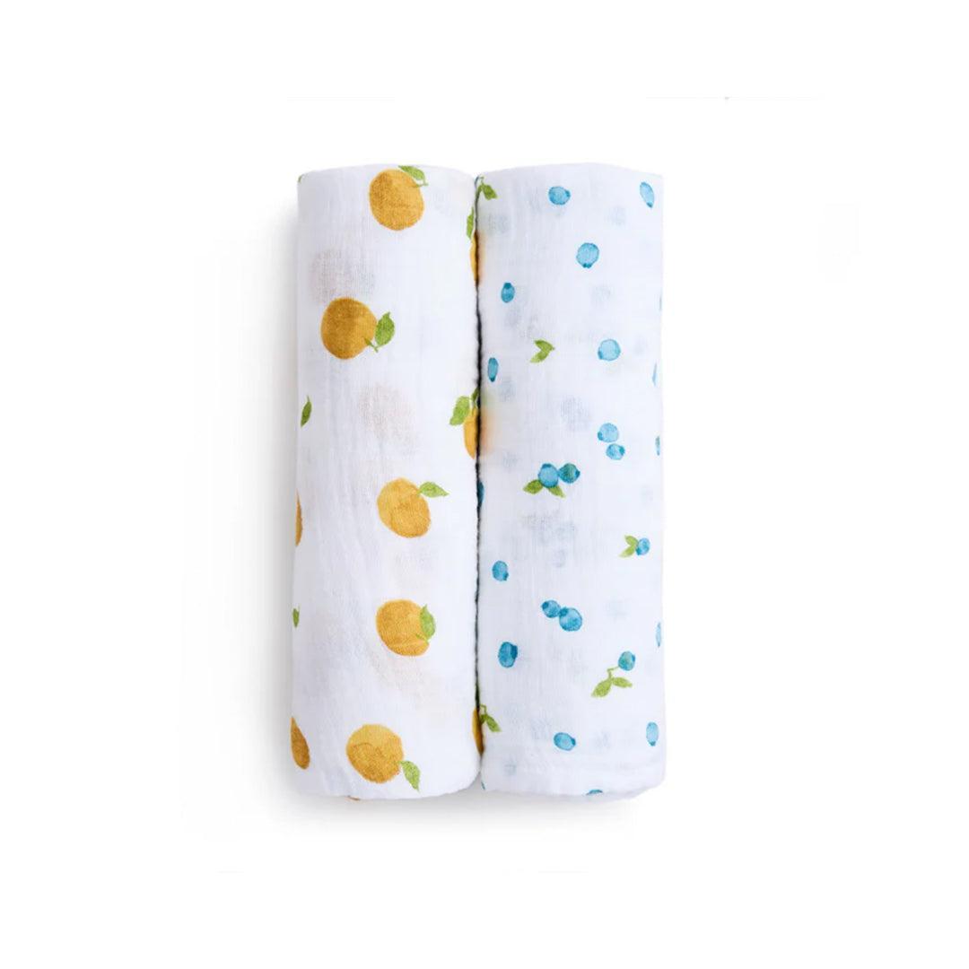 aden + anais Organic Cotton Swaddles - 2 Pack - Fresh Fruit