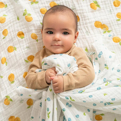 aden + anais Organic Cotton Swaddles - 2 Pack - Fresh Fruit
