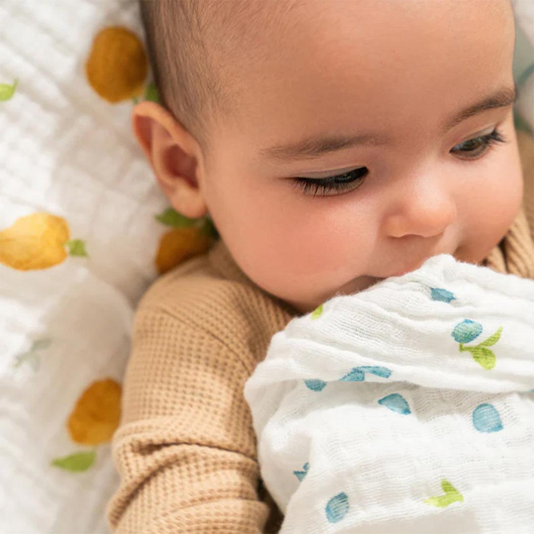 aden + anais Organic Cotton Swaddles - 2 Pack - Fresh Fruit