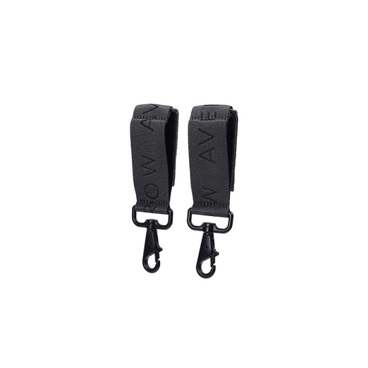 Avery Row Logo Pram Bag Clips - Soft Black