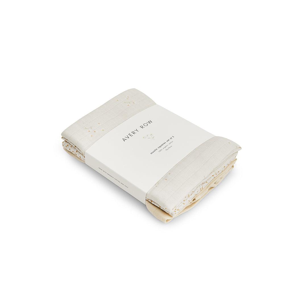Avery Row Muslin Squares - 3 Pack - Wild Chamomile