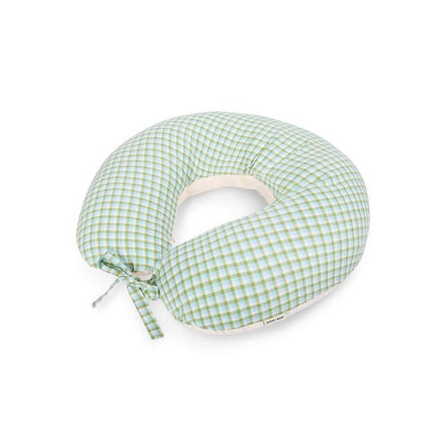 Avery Row Nursing Pillow - Greenhouse Gingham