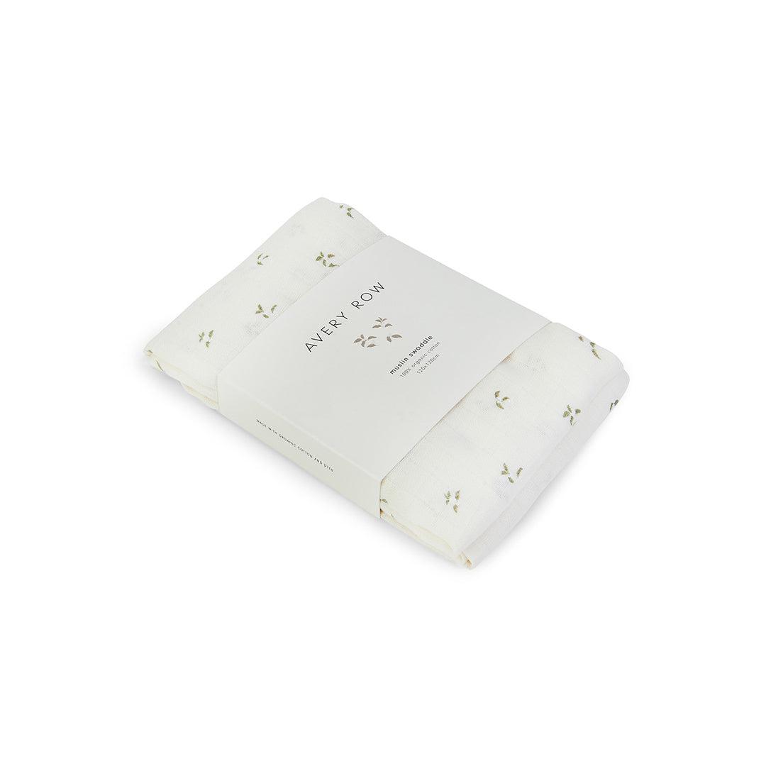 Avery Row
 Organic Baby Muslin Swaddle - Nettle Scatter