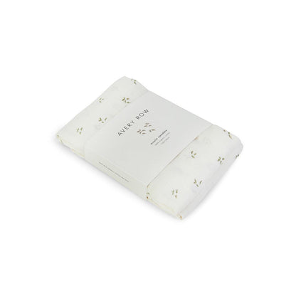 Avery Row
 Organic Baby Muslin Swaddle - Nettle Scatter