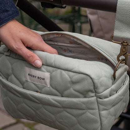 Avery Row Stroller Organiser Bag - Sage
