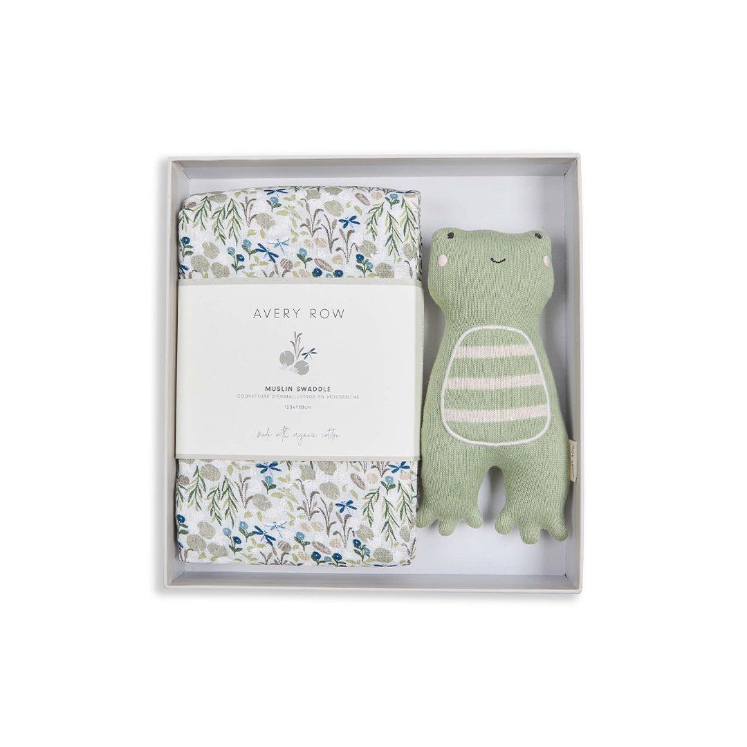 Avery Row Swaddle & Cuddle Gift Set - Riverbank