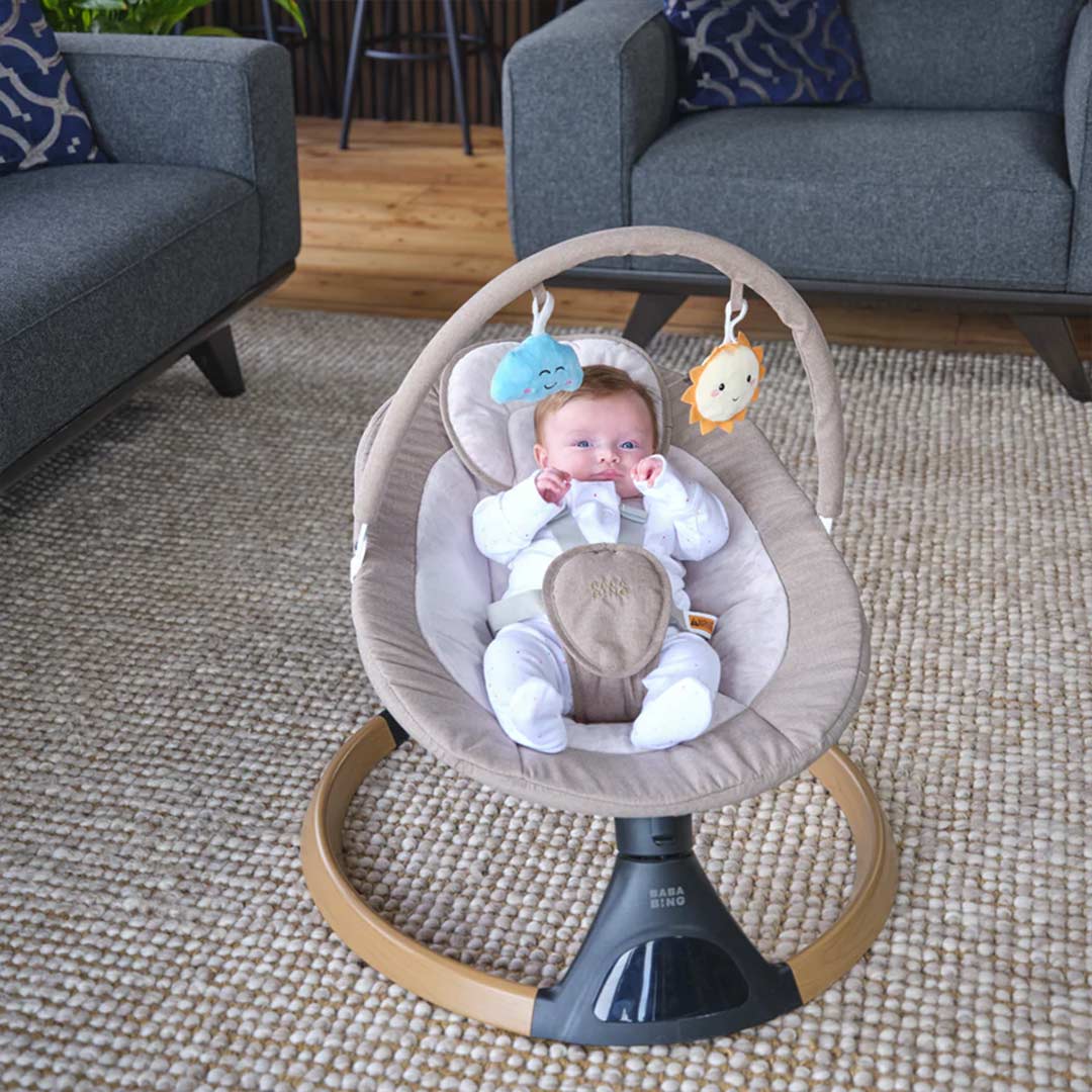 Bababing Automatic Hub 2 Baby Swing - Beige