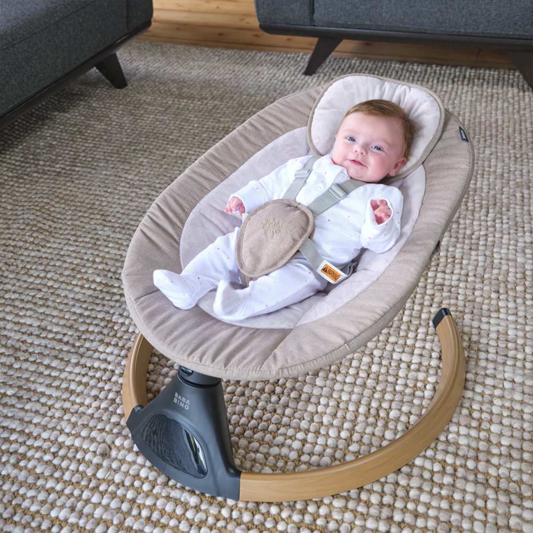 Bababing Automatic Hub 2 Baby Swing - Beige