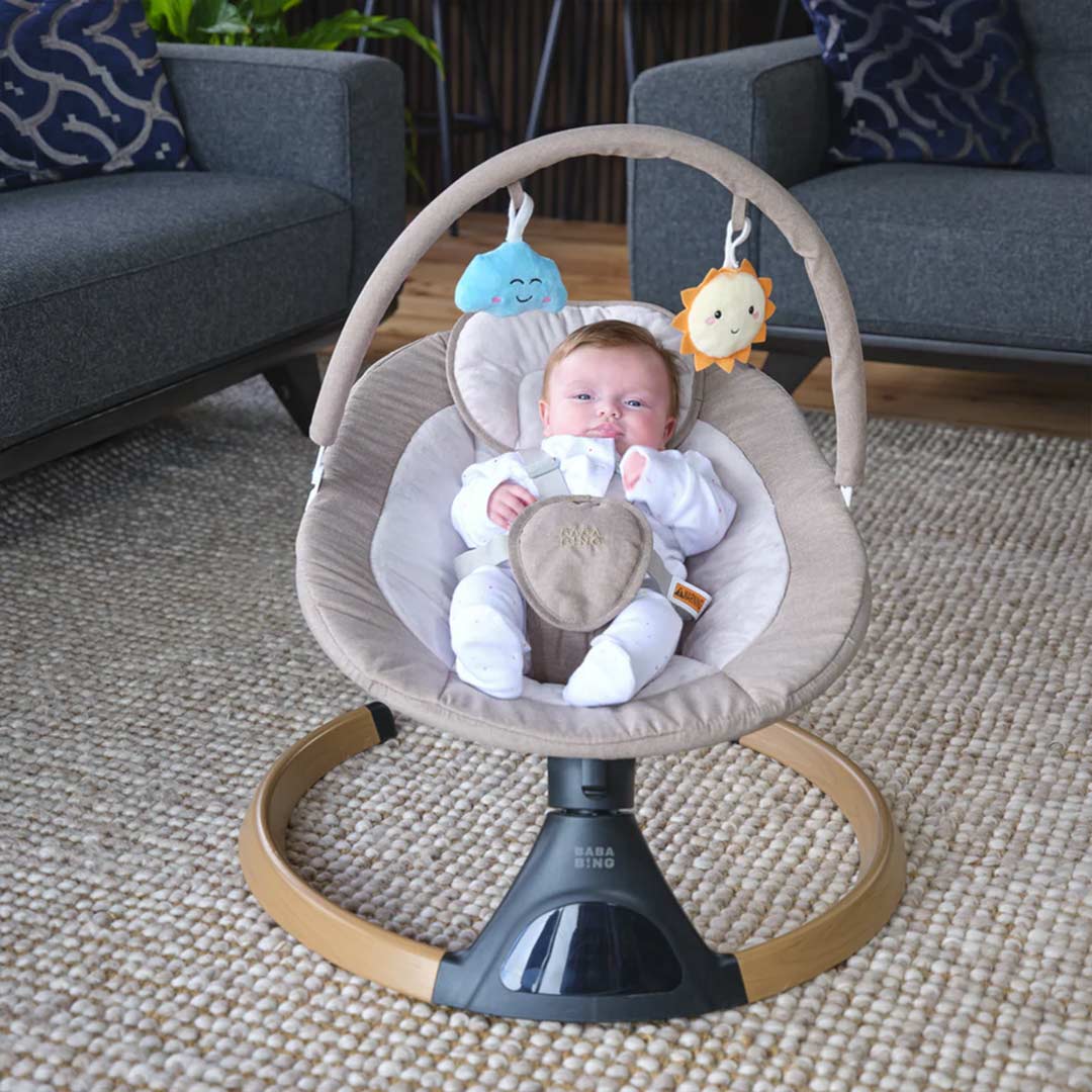 Bababing Automatic Hub 2 Baby Swing - Beige