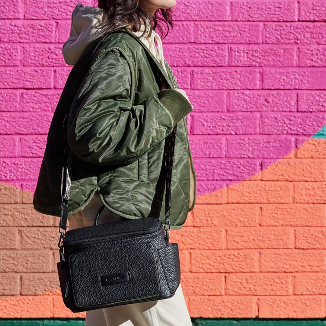 Bababing Isla Cross Body Changing Bag/ Stroller Organiser - Black