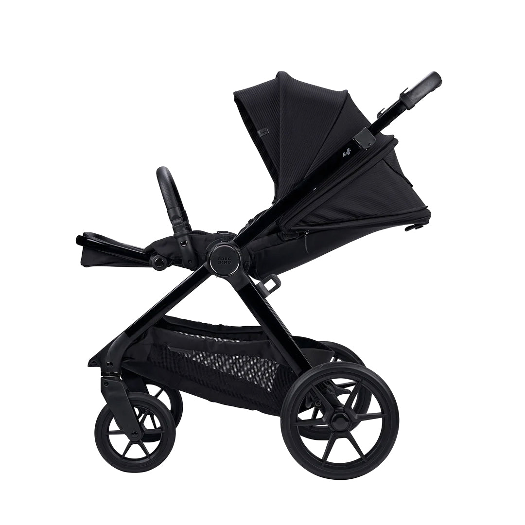 Bababing Raffi MKII Pushchair & Carrycot - Satin Black