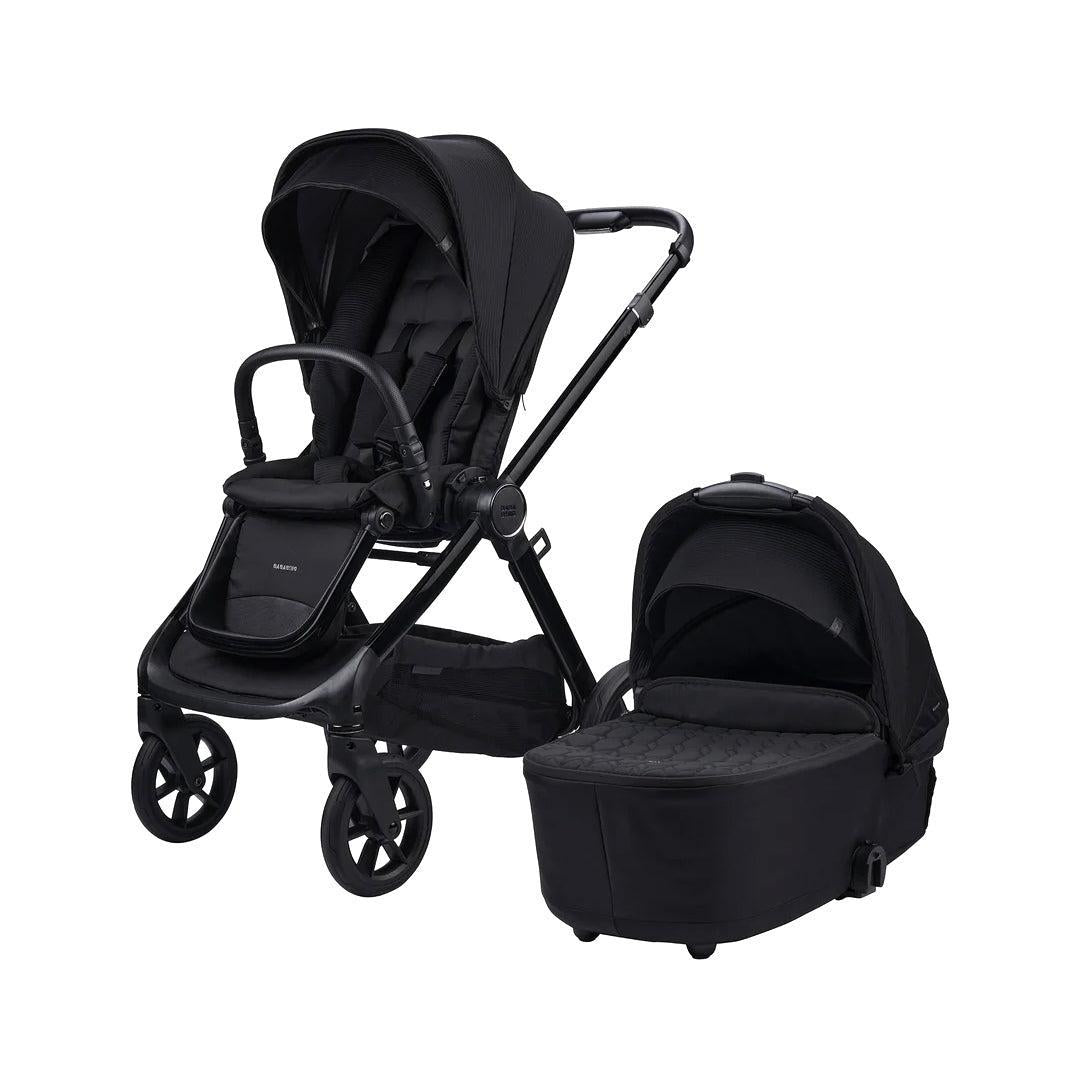 Bababing Raffi MKII Pushchair & Carrycot - Satin Black