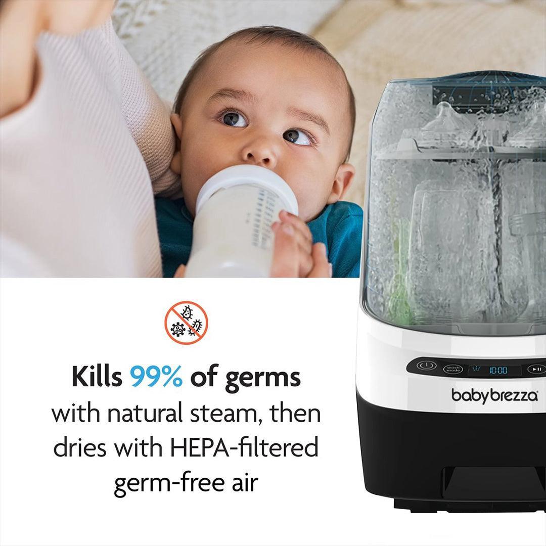 Baby Brezza Bottle Washer Pro - Black & White