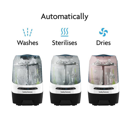 Baby Brezza Bottle Washer Pro - Black & White