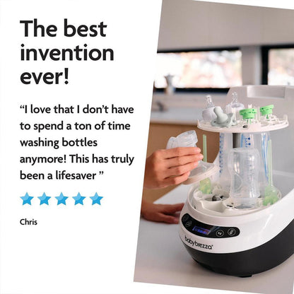 Baby Brezza Bottle Washer Pro - Black & White