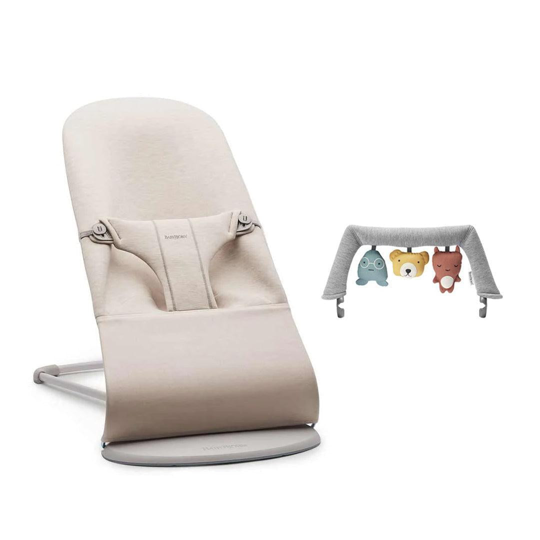 BabyBjorn Bouncer Bliss - 3D Jersey - Light Beige