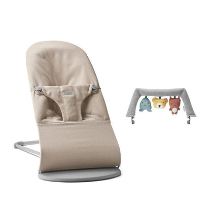 BabyBjorn Bouncer Bliss Woven Melange - Light Beige