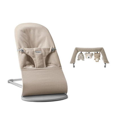 BabyBjorn Bouncer Bliss Woven Melange - Light Beige