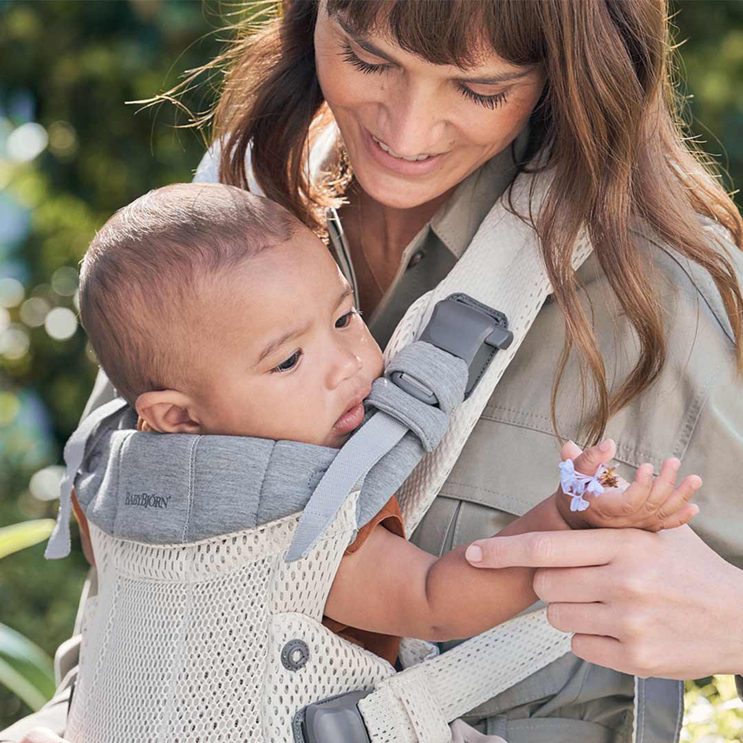 BabyBjörn Harmony 3D Mesh/Jersey Baby Carrier - Cream