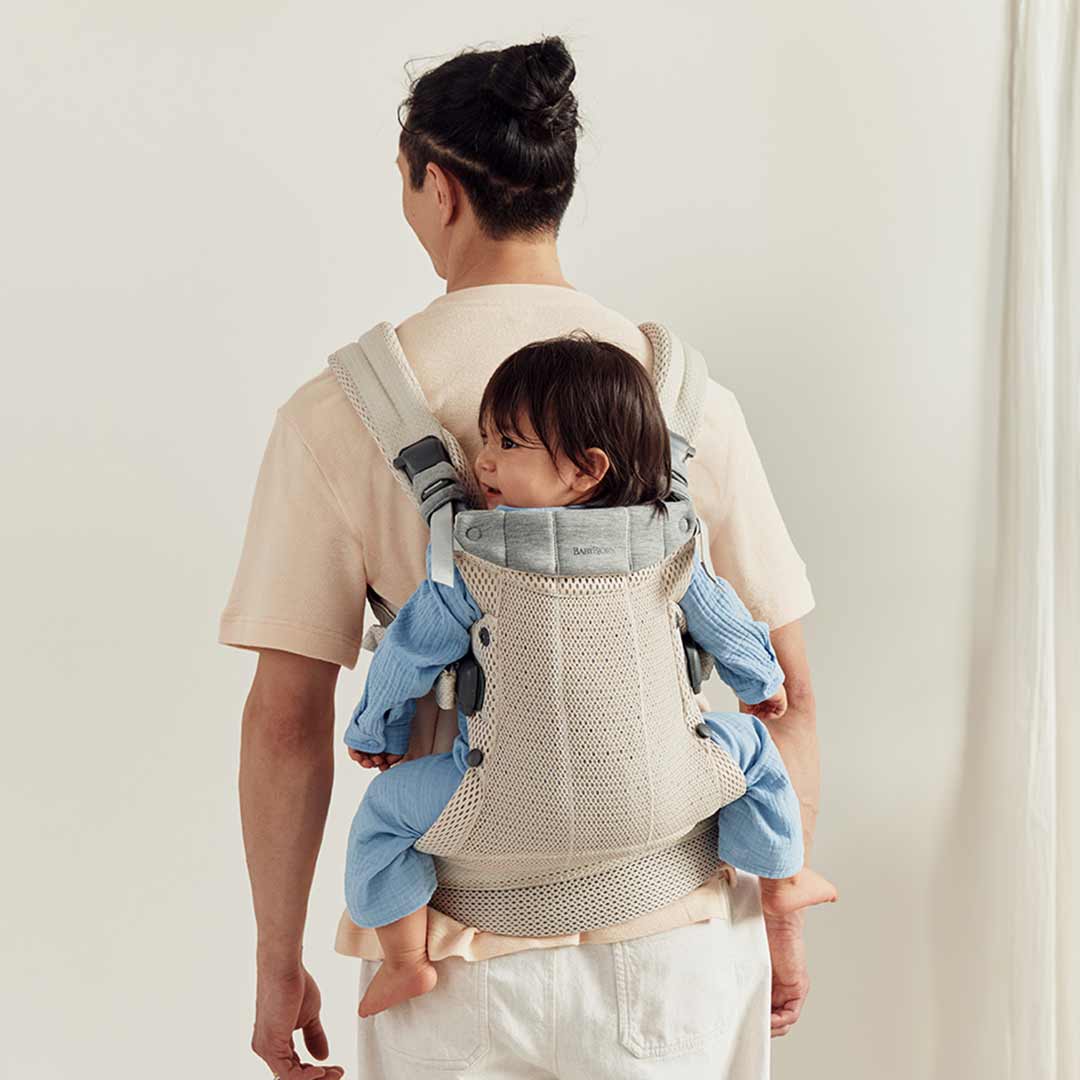 BabyBjörn Harmony 3D Mesh/Jersey Baby Carrier - Cream
