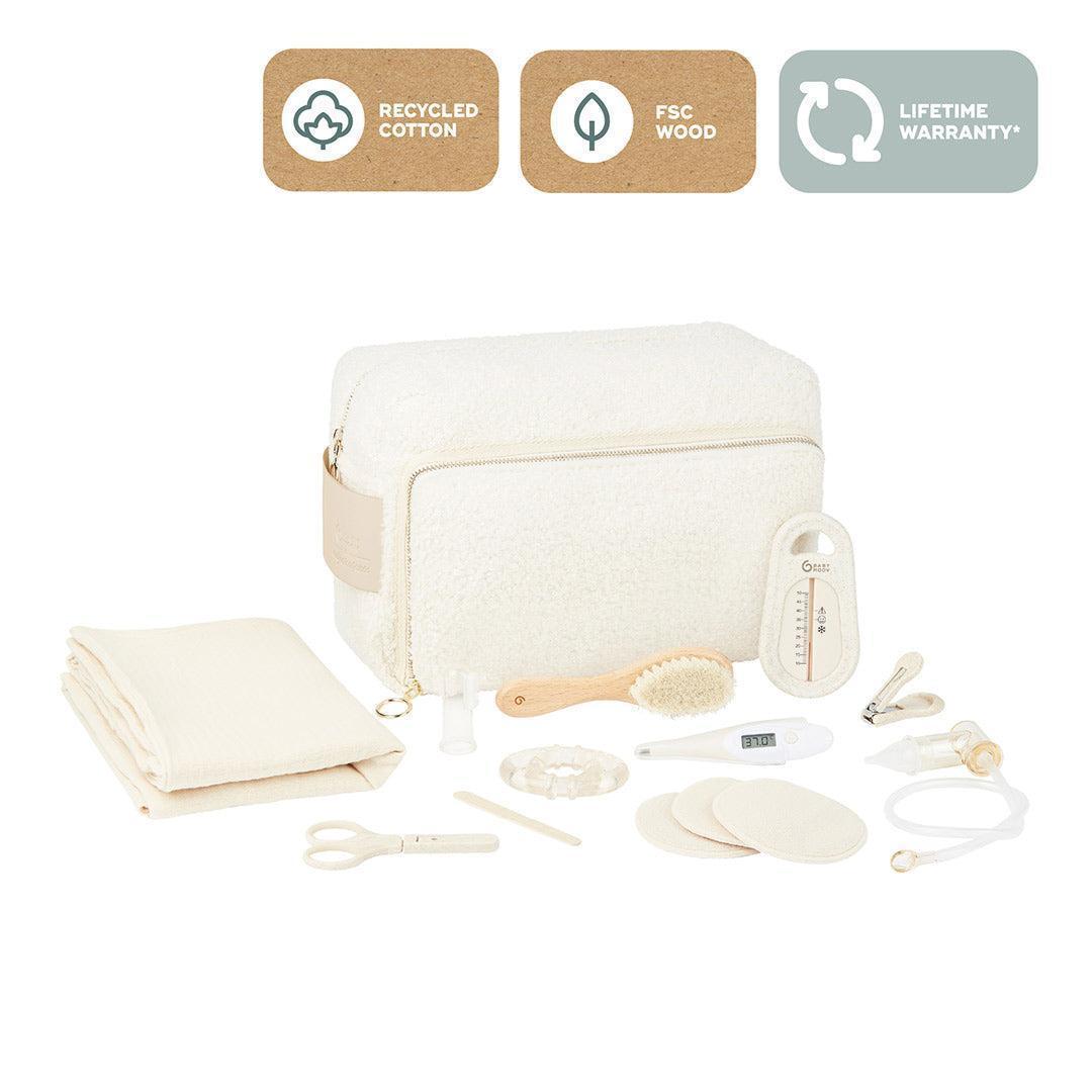 Babymoov Large Baby Toiletry Bag Kit Curl - White