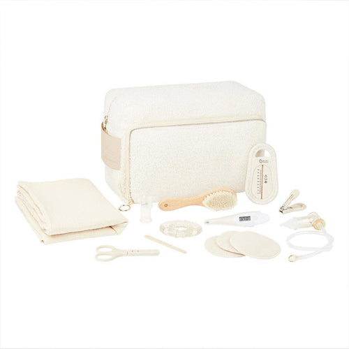 Babymoov Large Baby Toiletry Bag Kit Curl - White