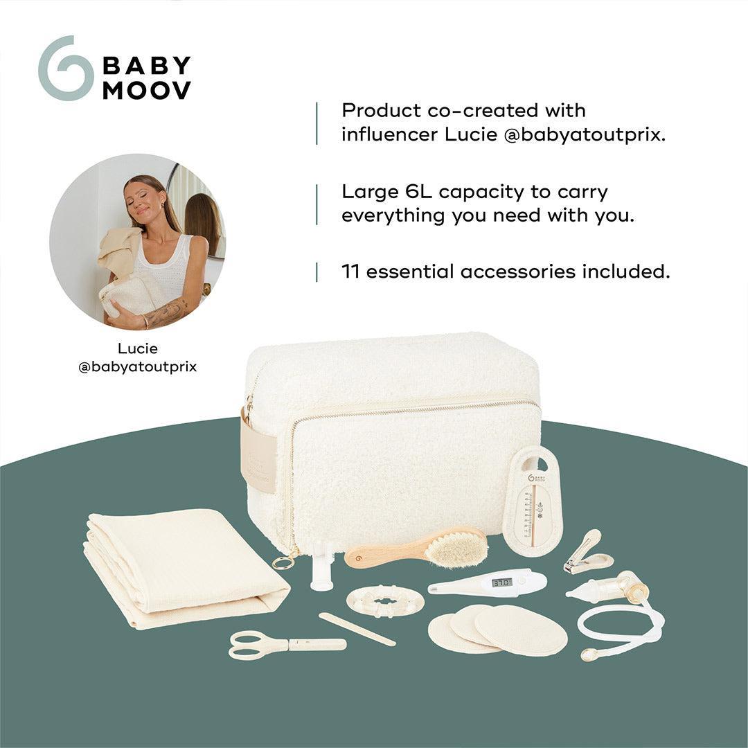 Babymoov Large Baby Toiletry Bag Kit Curl - White