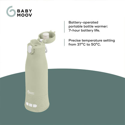 Babymoov Moov + Feed Autonomous Bottle Warmer - Green