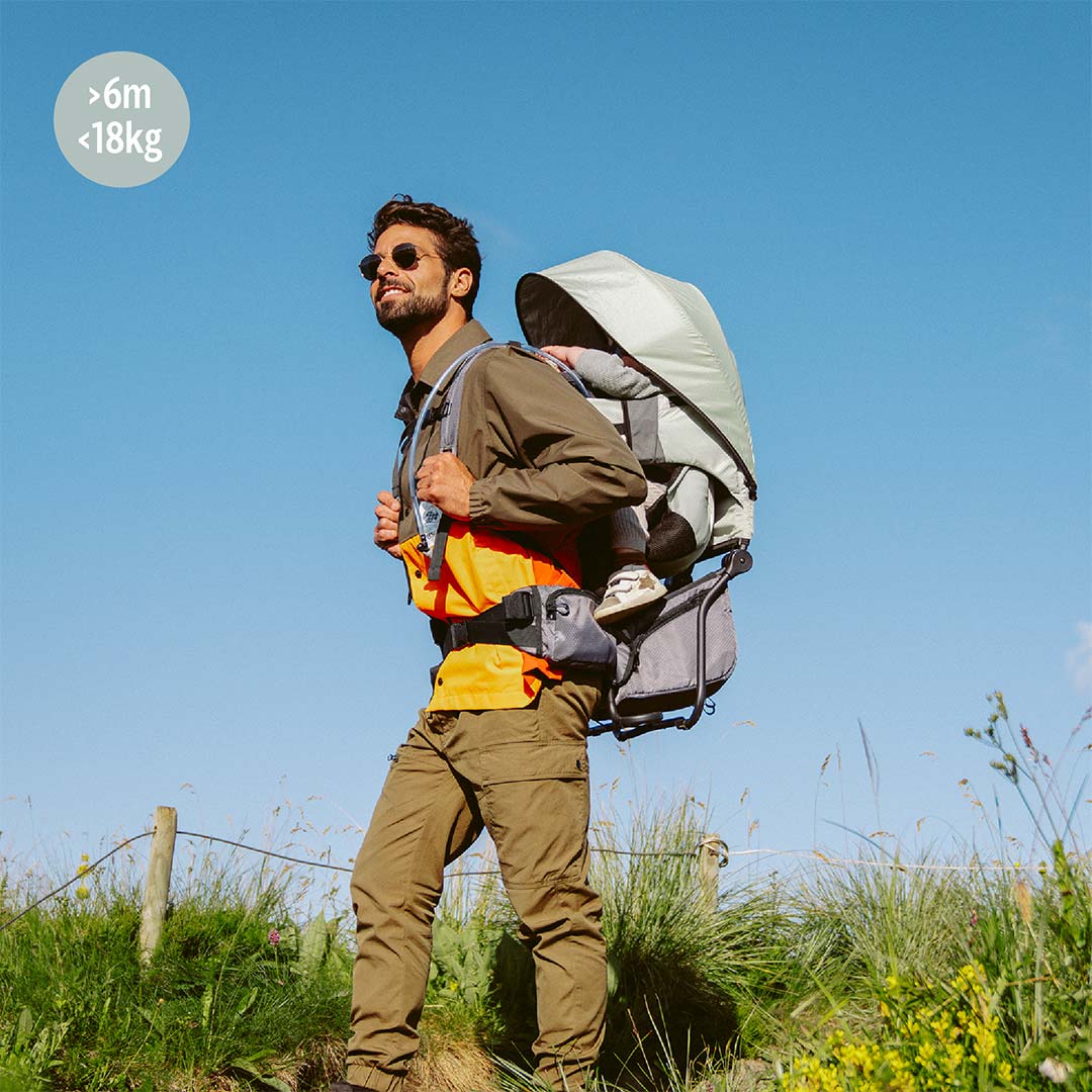 Babymoov Moov & Hike Baby Carrier - Sage Green