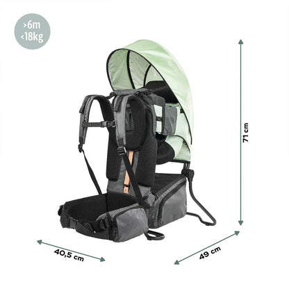 Babymoov Moov & Hike Baby Carrier - Sage Green