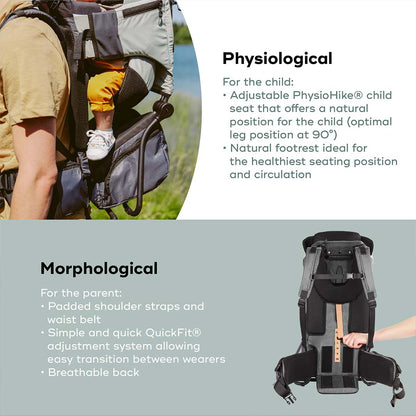 Babymoov Moov & Hike Baby Carrier - Sage Green