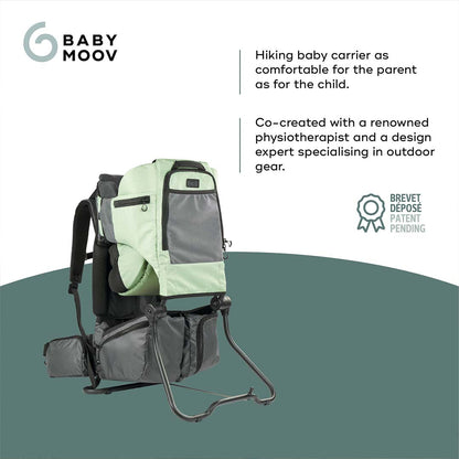 Babymoov Moov & Hike Baby Carrier - Sage Green
